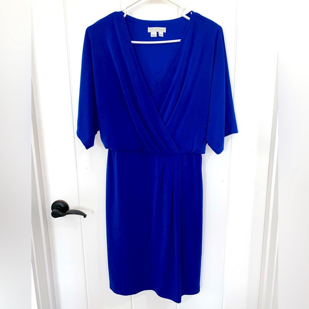 London Times Cobalt Blue Dress Size 6